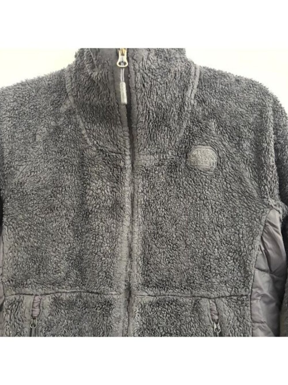 The North Face Black Soft Fleece Sz Small Zip Up High Neck Sweater - small - Picture 2 of 11